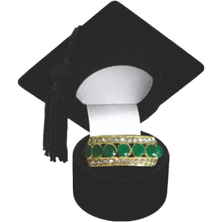 Anel de Formatura Feminino Verde Anel de Formatura Feminino Verde