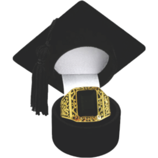 Anel de Formatura Masculino Preto Anel de Formatura Masculino Preto