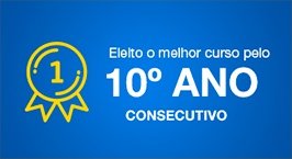 Eleito o melhor curso pelo 10º ano consecutivo