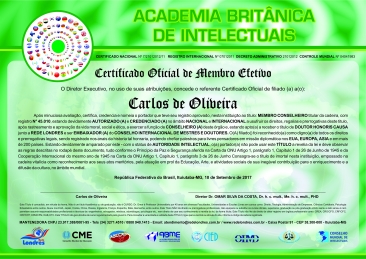 certificado internacional