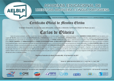 certificado internacional