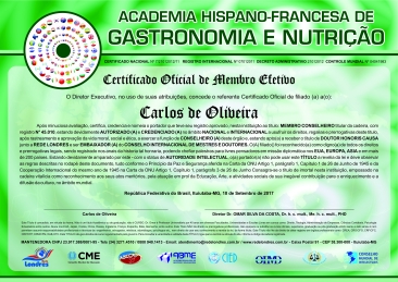 certificado internacional