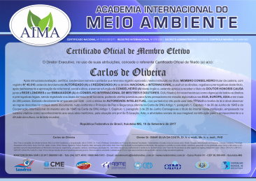 certificado internacional