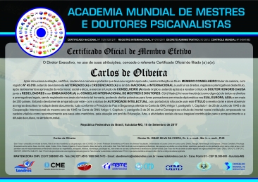 certificado internacional