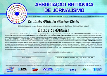 certificado internacional