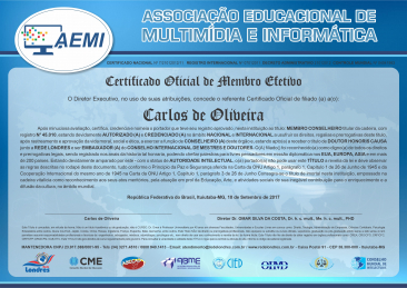 certificado internacional