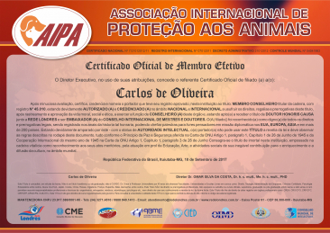 certificado internacional