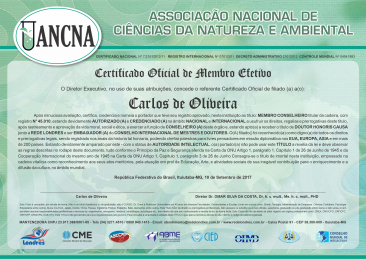 certificado internacional