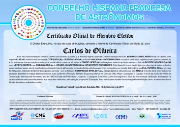 certificado internacional