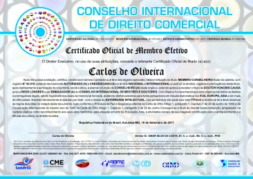 certificado internacional