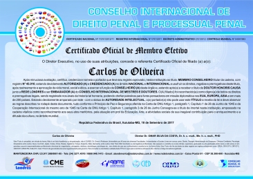 certificado internacional