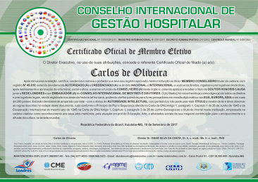 certificado internacional