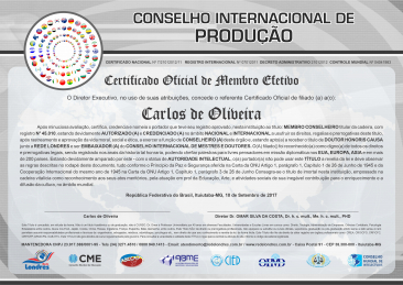 certificado internacional