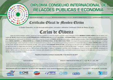 certificado internacional