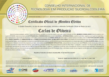 certificado internacional