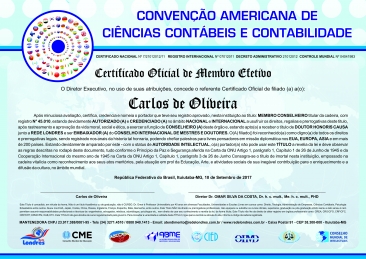 certificado internacional