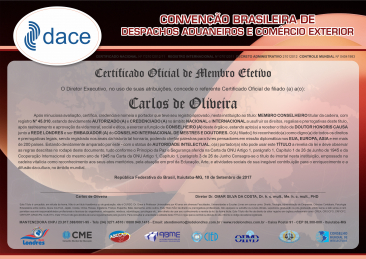 certificado internacional