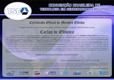 certificado internacional