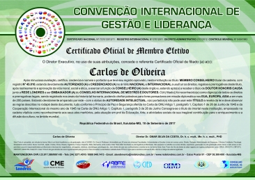 certificado internacional