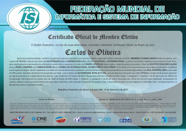 certificado internacional