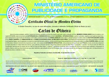 certificado internacional