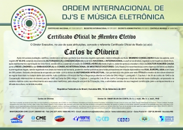 certificado internacional