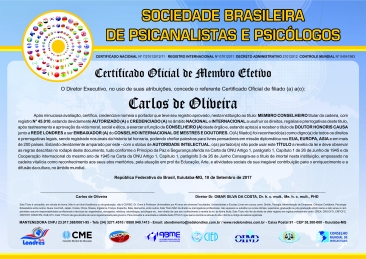 certificado internacional