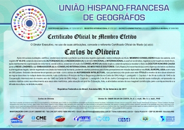 certificado internacional